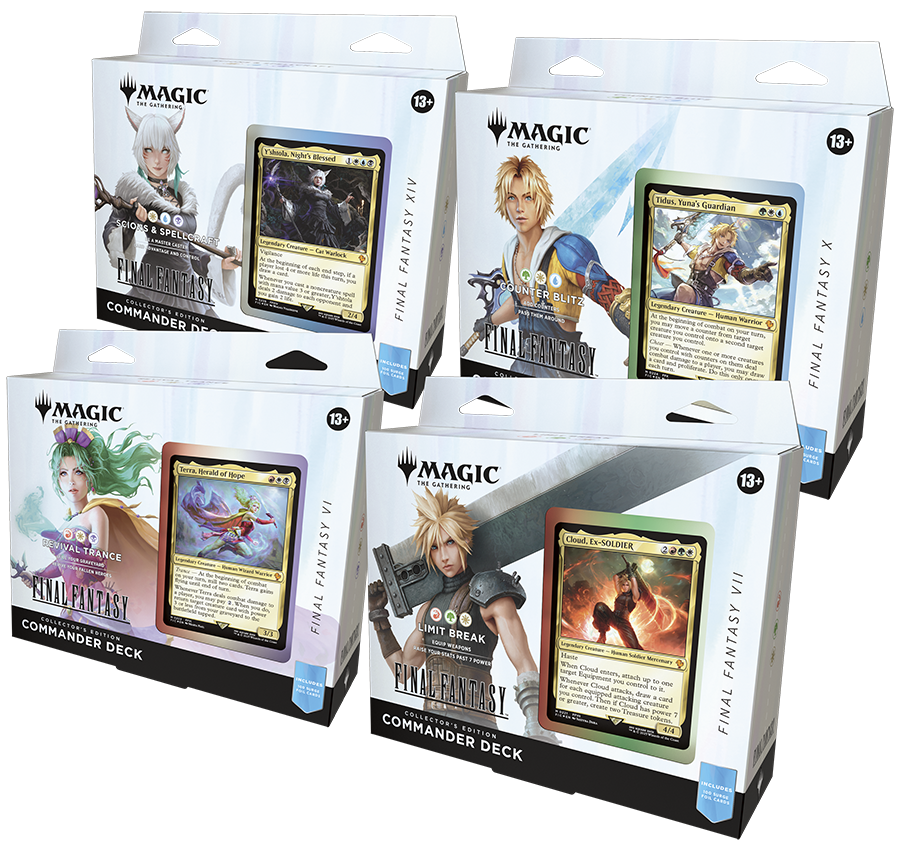 Magic: The Gathering - Final Fantasy Collector Commander Deck (4ct)