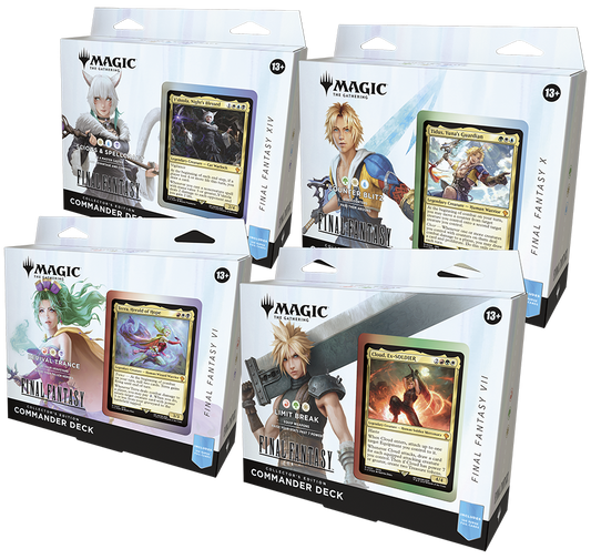 Magic: The Gathering - Final Fantasy Collector Commander Deck (4ct)