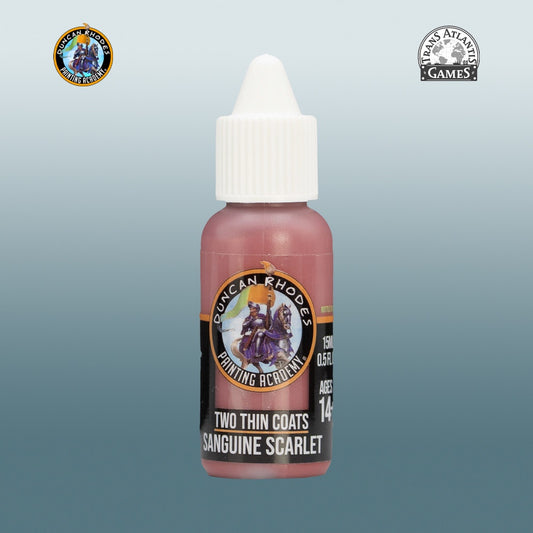 Two Thin Coats: Sanguine Scarlet