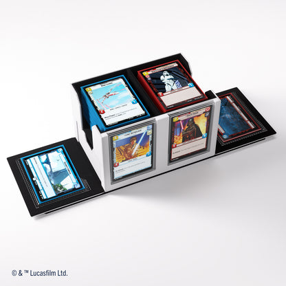 Star Wars: Unlimited Double Deck Pod - White with Black Accent