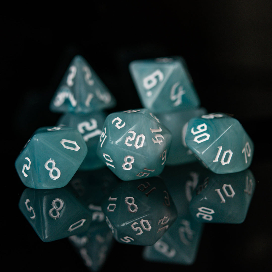 Monk Class Acrylic Dice Set