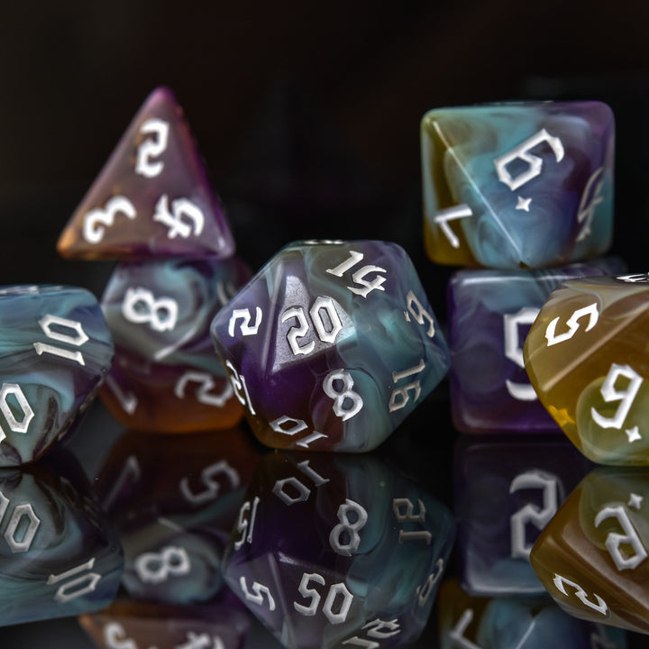 Paladin Class Acrylic Dice Set