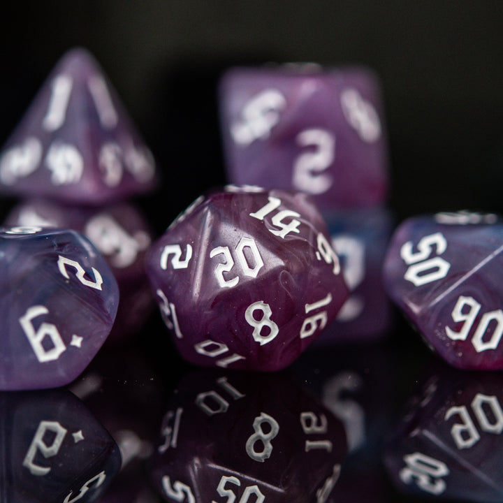 Warlock Class Acrylic Dice Set