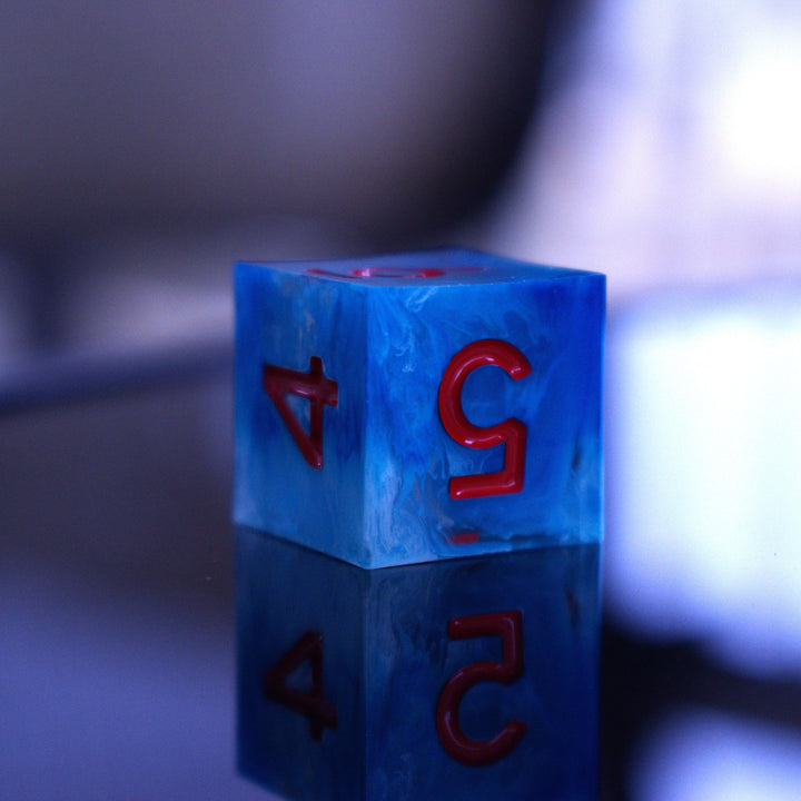 Cloud of Daggers Sharp-Edged Resin Dice Set