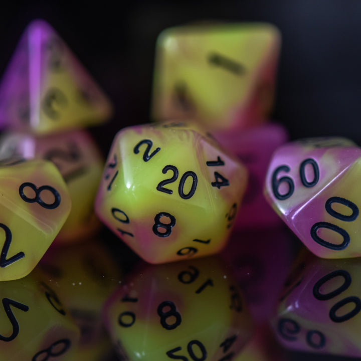 Dragonfruit Daiquiri Acrylic Dice Set