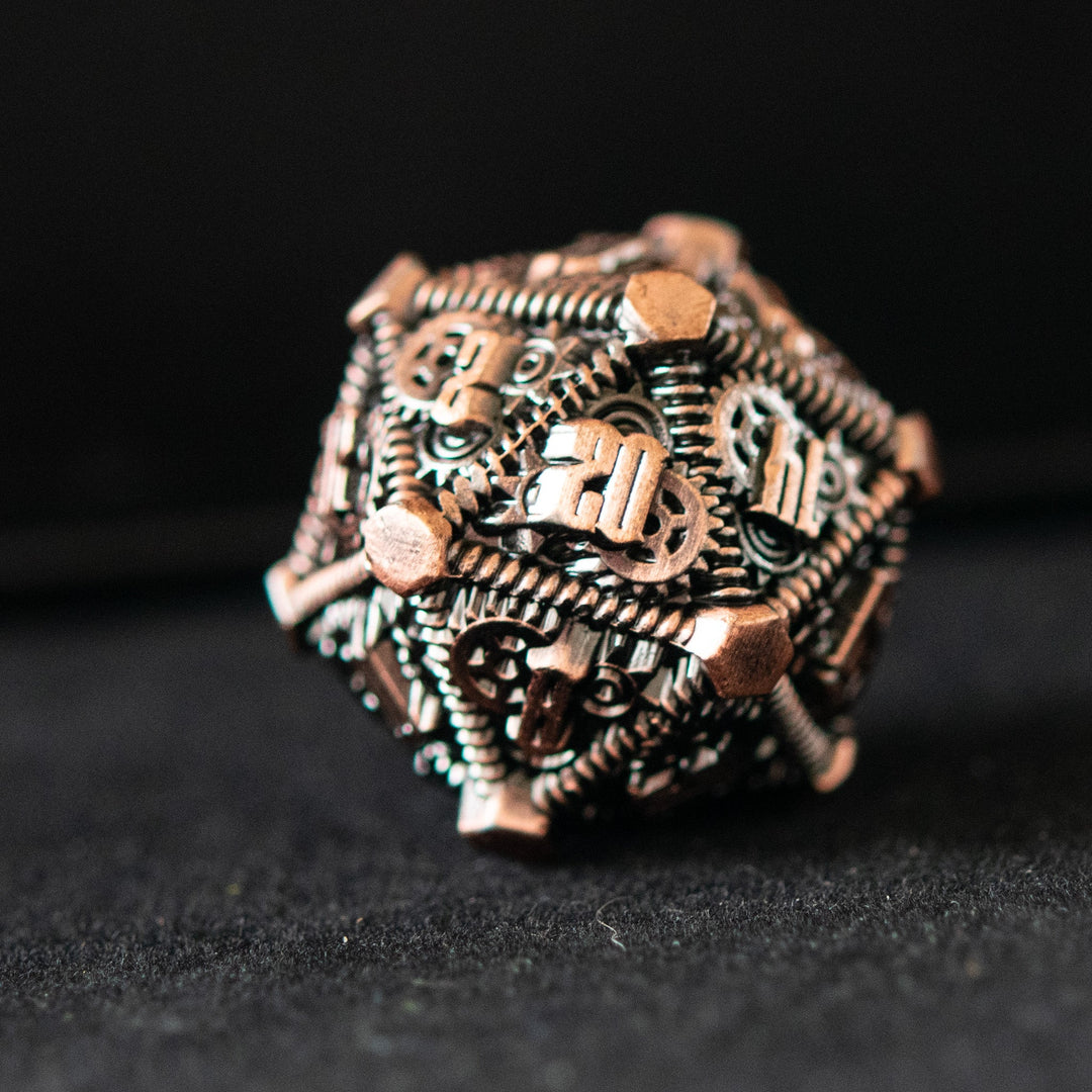 Bronze - Weird West Wasteland Metal Dice Set