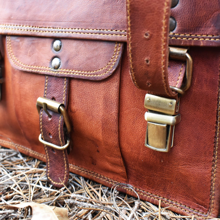 The Adventurer Leather Satchel - Medium