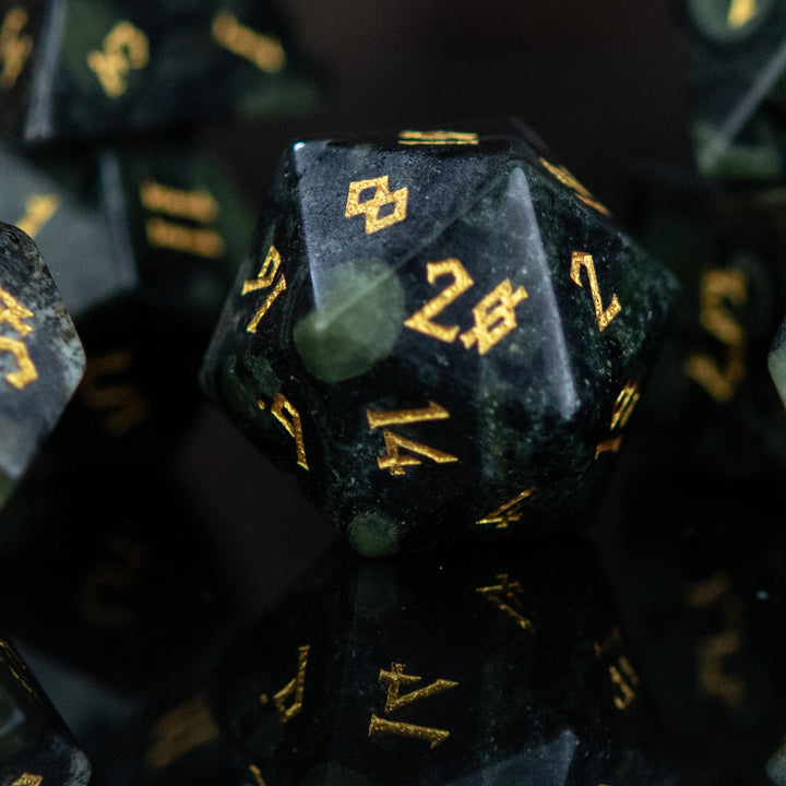 Kambaba Jasper Stone Dice Set