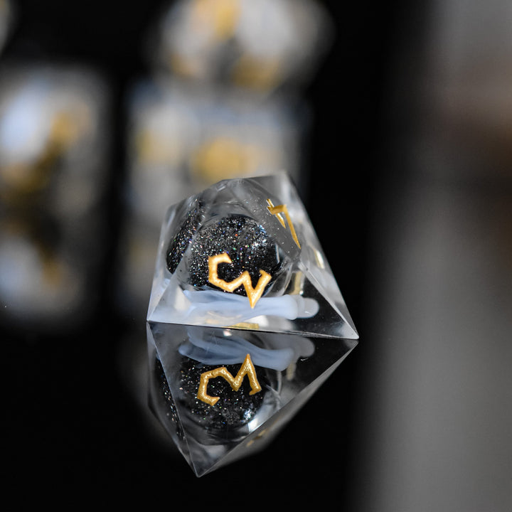 Smoke and Mirrors Liquid Core Dice Set