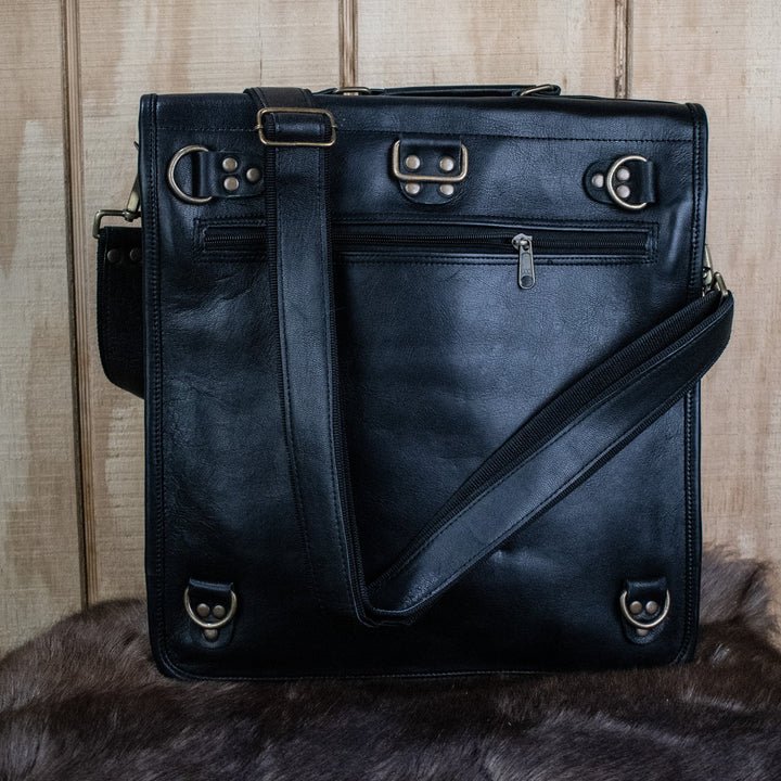 "The Artist" Leather Bag (Black)