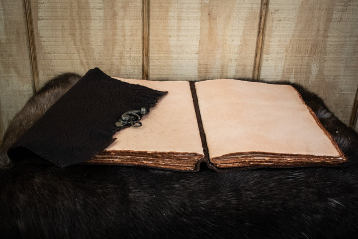 Natural Edge Buffalo Leather Journal