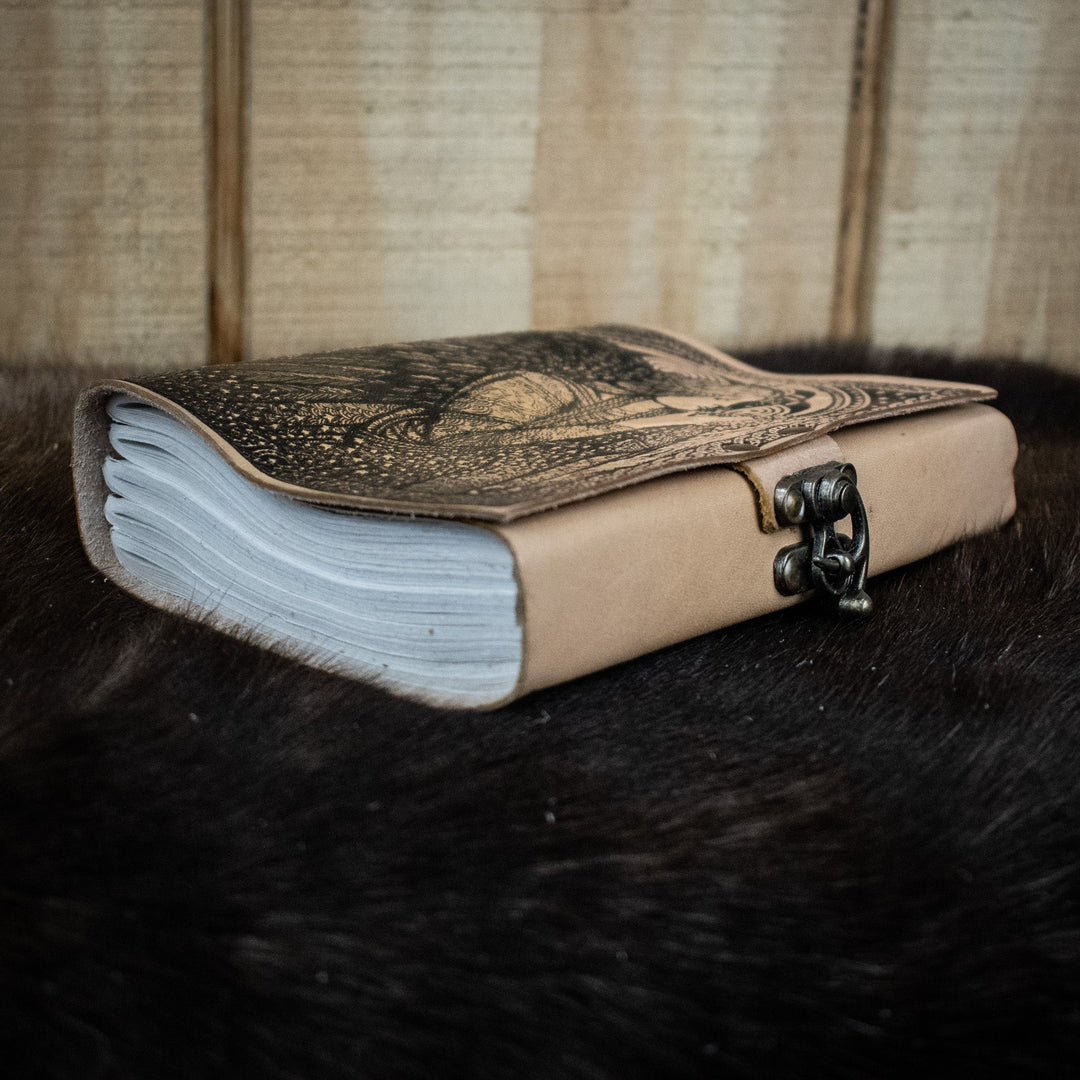 "Celtic Angel" Leather Journal