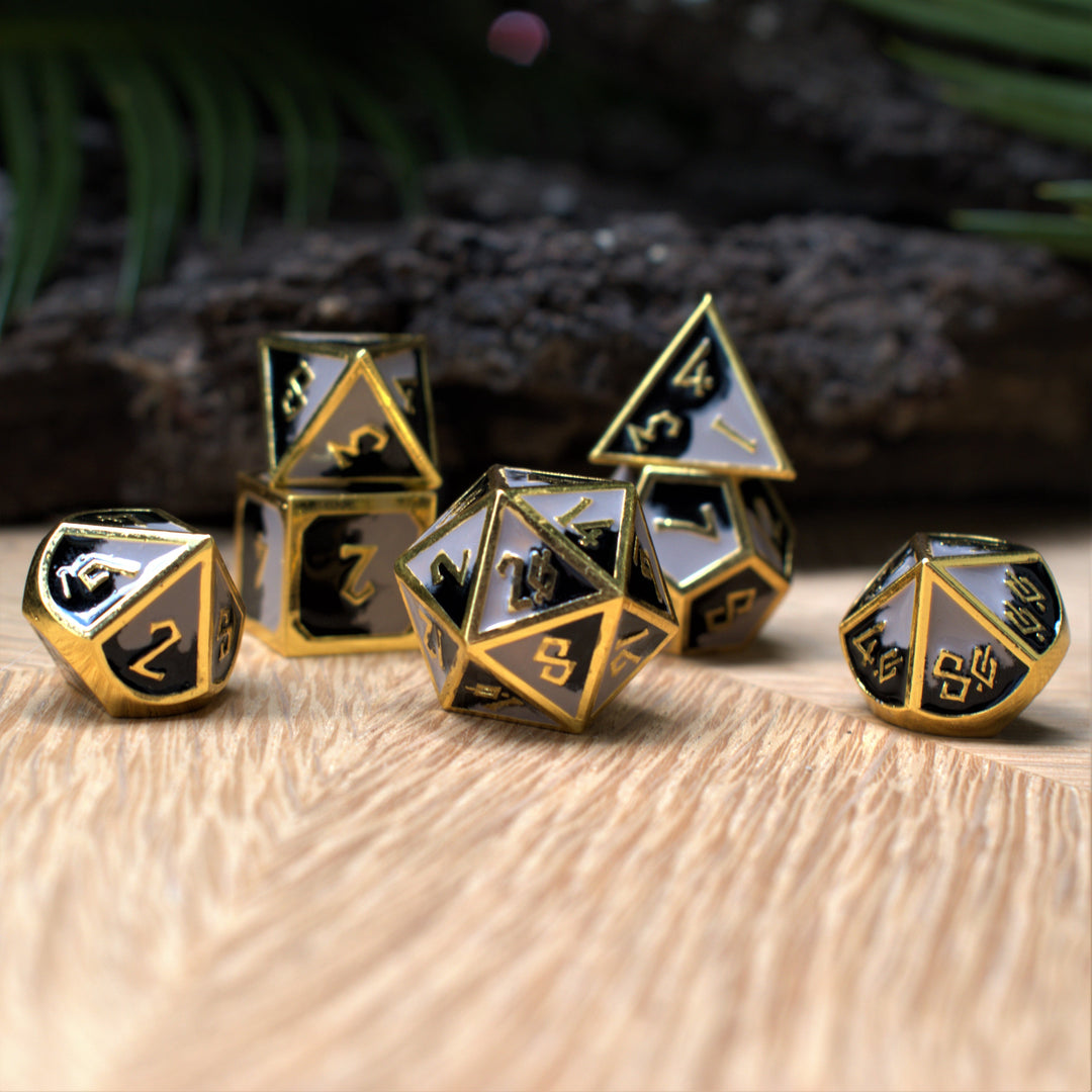 Portrait Metal Dice Set