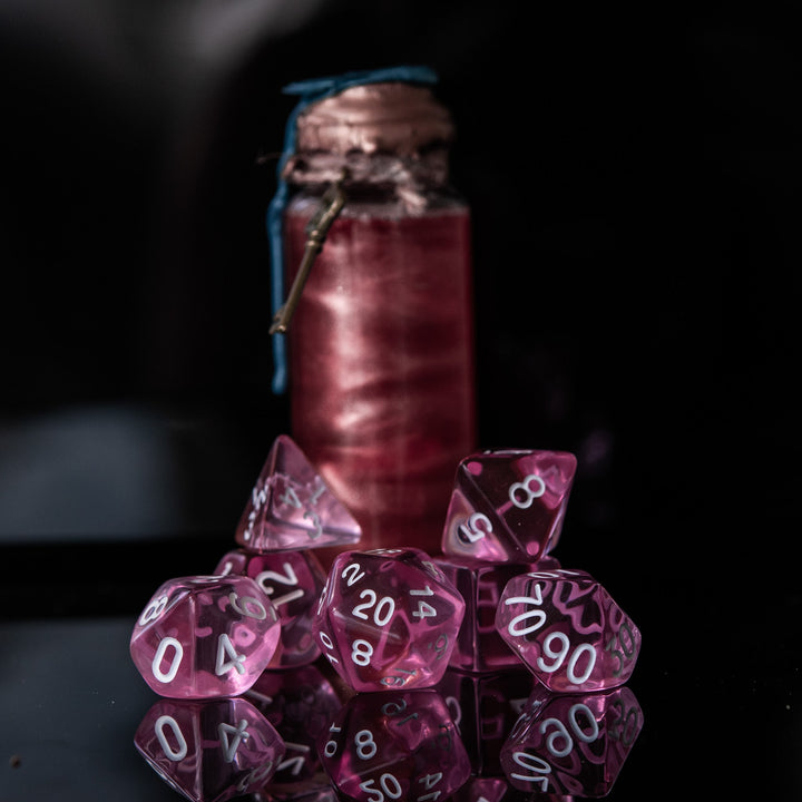 Potion of Love Acrylic Dice Set