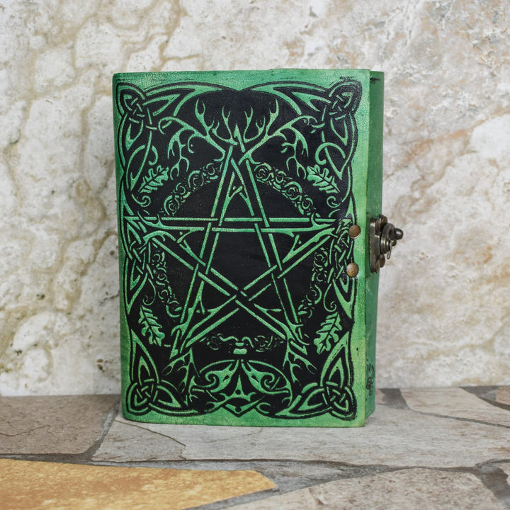 "Earth Pentacle" Leather Journal