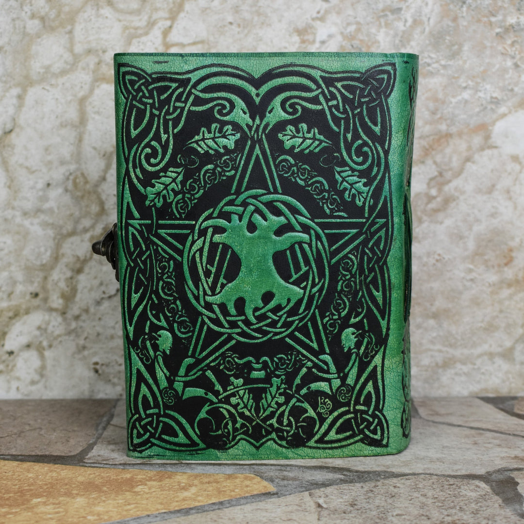 "Earth Pentacle" Leather Journal