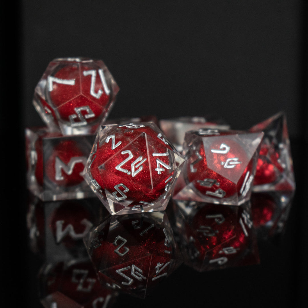 Ruby Slipper Liquid Core Dice Set