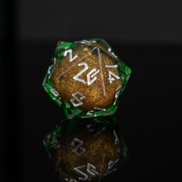 Pot O' Gold Liquid Core Dice Set