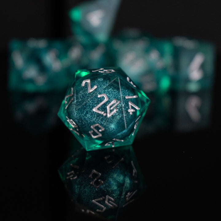 Forbidden Lake Liquid Core Dice Set