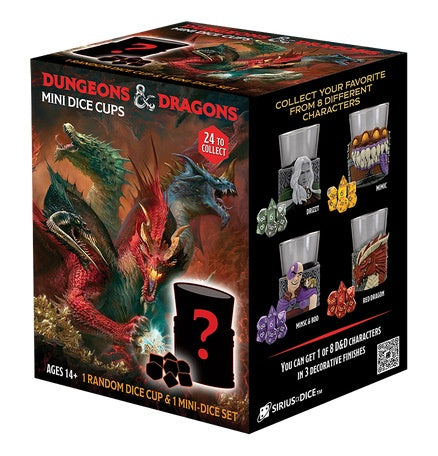 Dungeons and Dragons Mini Dice Cups