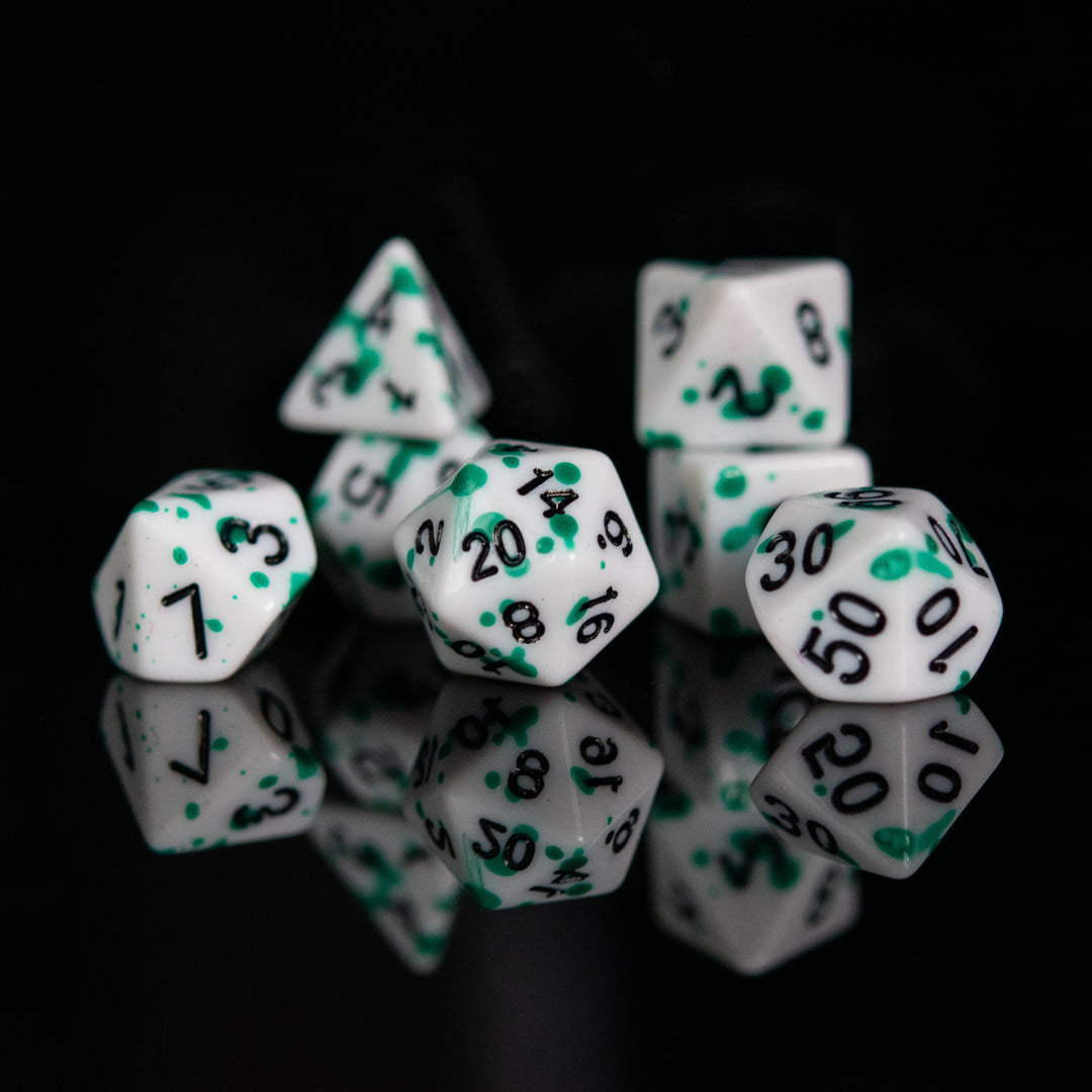 Foggy Pox Acrylic Dice Set