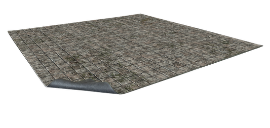 Flagstone Floor Gaming Mat 2x2