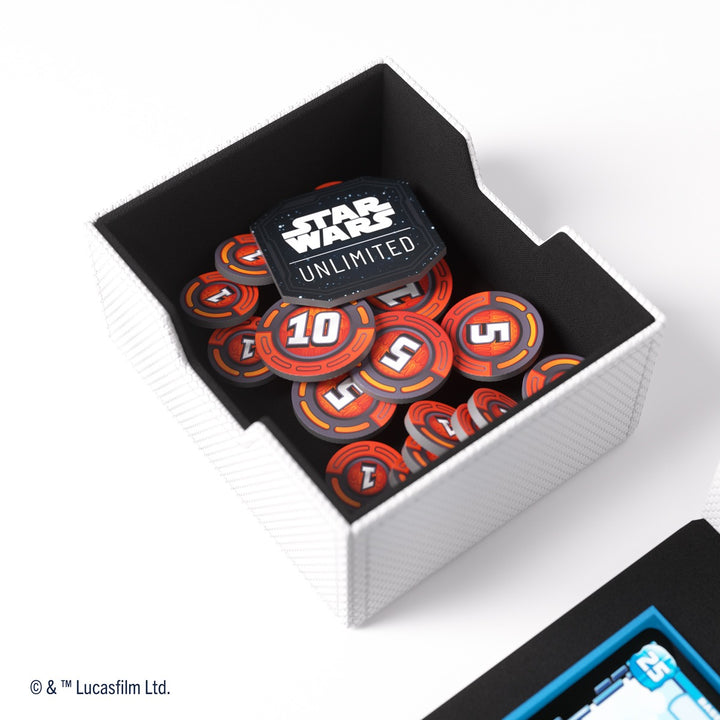 Star Wars: Unlimited Deck Pod - White with Black Accent