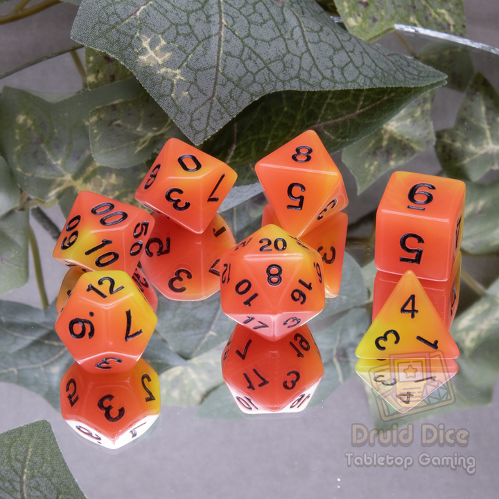 Glow in the Dark Dual Color Dice- 4 color options