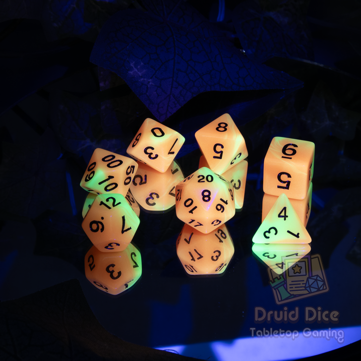 Glow in the Dark Dual Color Dice- 4 color options