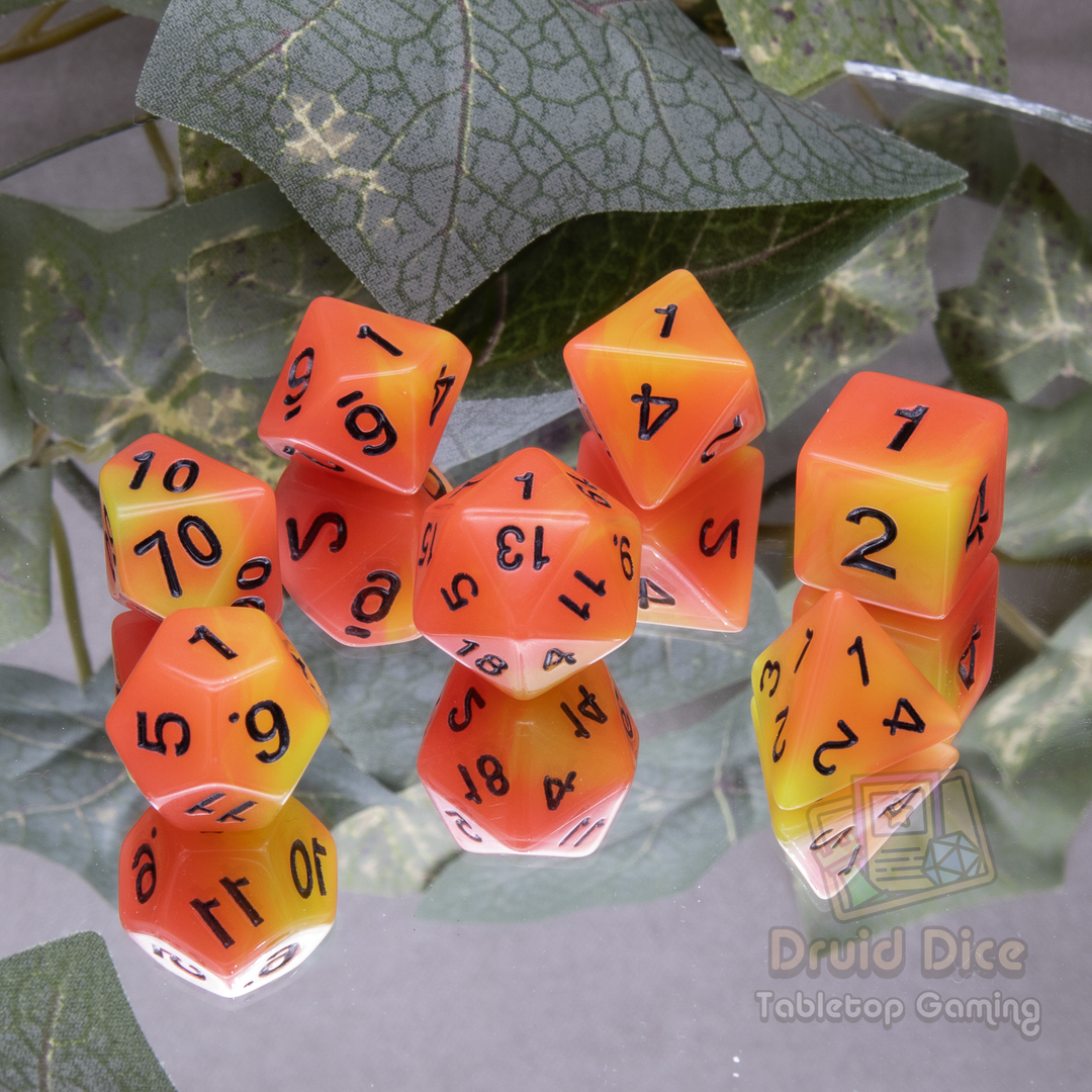 Glow in the Dark Dual Color Dice- 4 color options