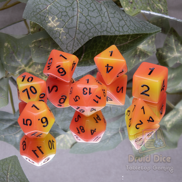 Glow in the Dark Dual Color Dice- 4 color options