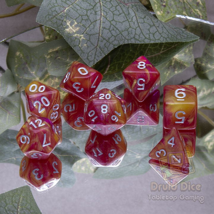 Two-toned Color Glitter Dice - 5 color options