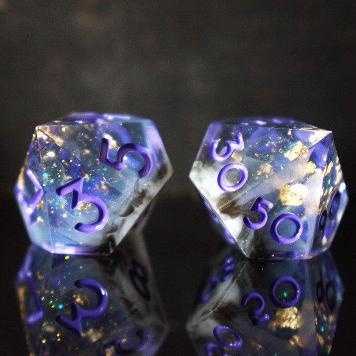 Mirage Arcane Sharp-Edged Resin Dice Set