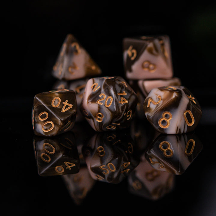 Neapolitan Acrylic Dice Set