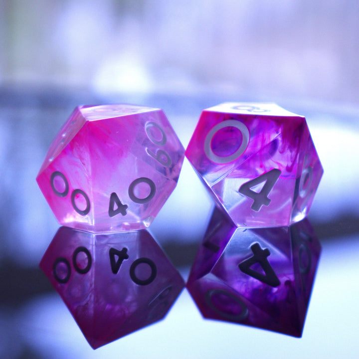 Polymorph Sharp-Edged Resin Dice Set