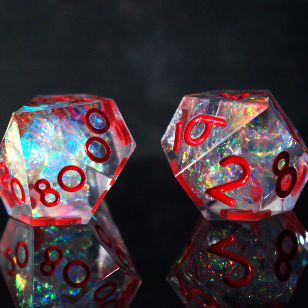 Shatter Sharp-Edged Resin Dice Set