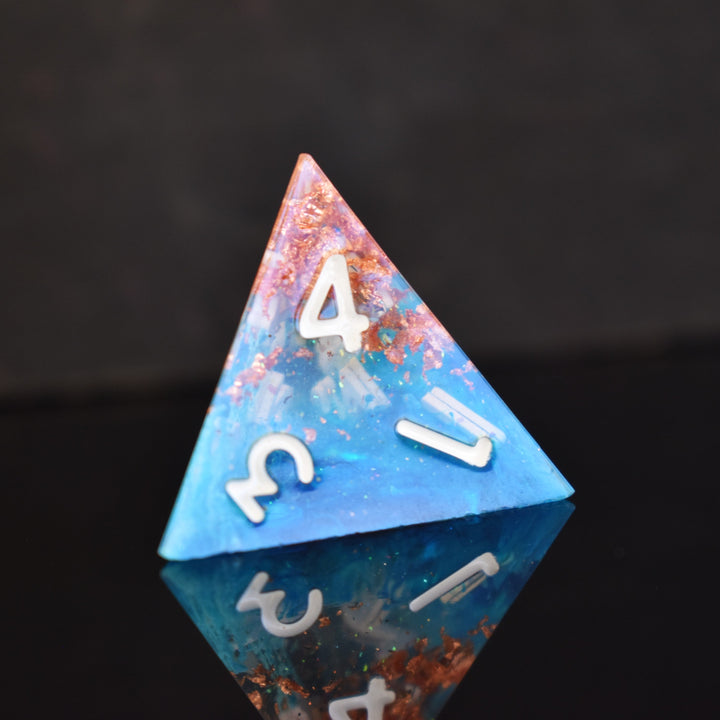 Shield of Faith Sharp-Edged Resin Dice Set