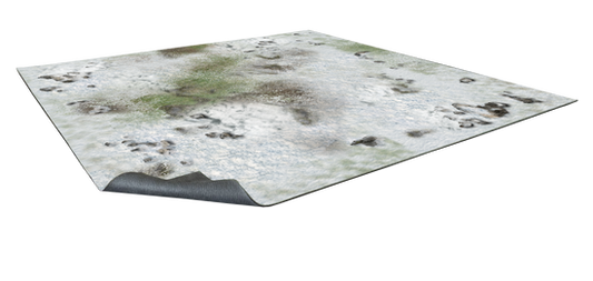 Winter Snowscape Gaming Mat 3x3