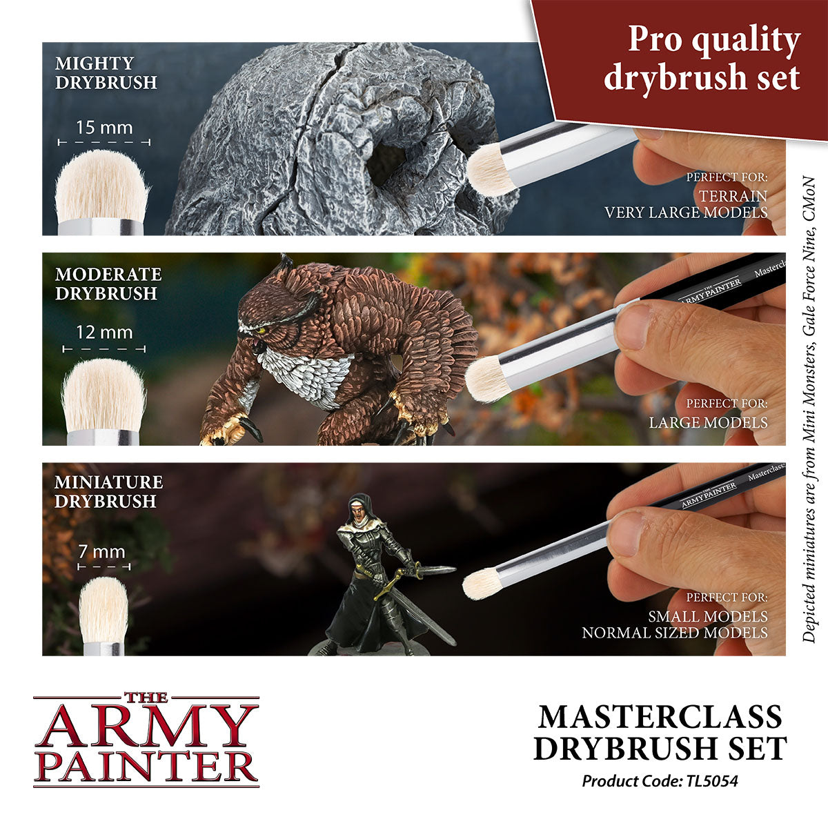 Brush Set: Masterclass Drybrushes