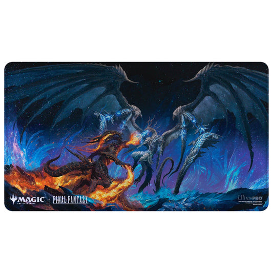 Final Fantasy - Holofoil - Ifrit vs. Bahamut - MTG UltraPro Playmat: Universes Beyond