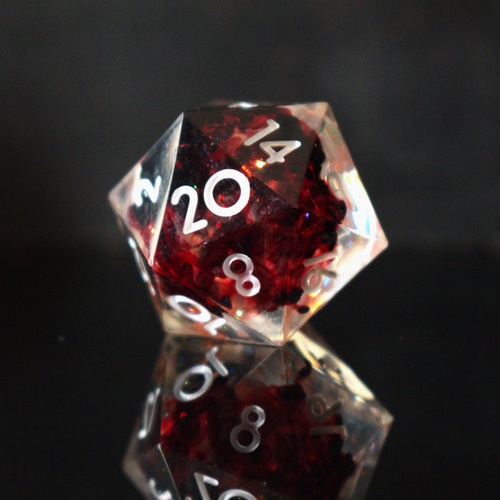 Vampiric Touch Sharp-Edged Resin Dice Set