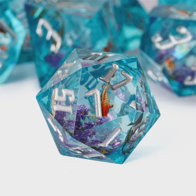 Koi Fish Liquid Core Dice