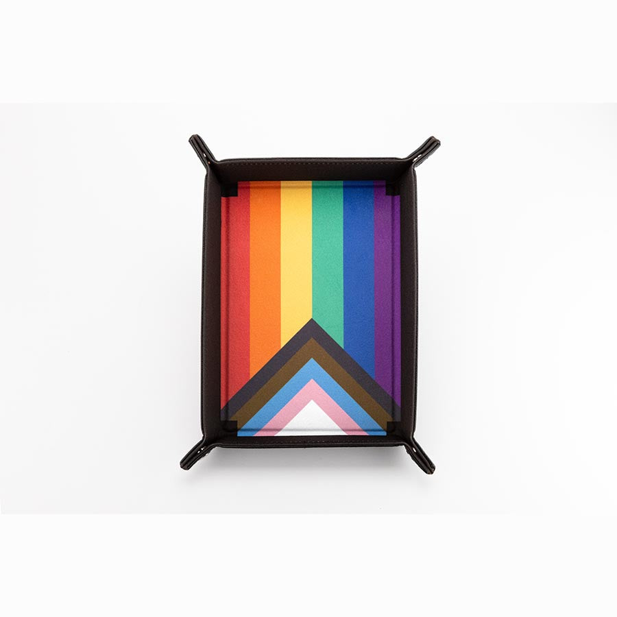 Velvet Dice Tray - Pride Flag