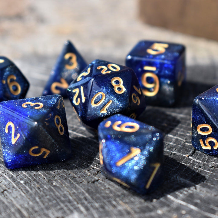 Milky Way Acrylic Dice Set