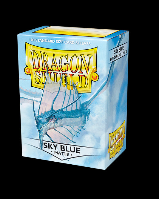 Sky Blue - Matte Sleeves - Standard Size