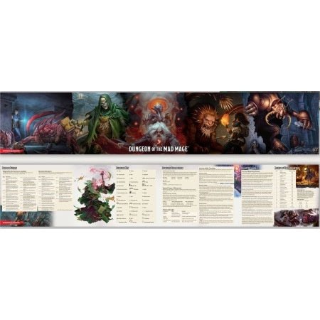 DUNGEONS AND DRAGONS: DUNGEON OF THE MAD MAGE - DUNGEON MASTER SCREEN