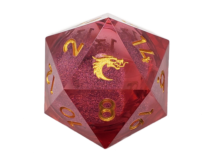 Jumbo 35mm D20 Liquid Core Sharp Edged - Crimson Fury